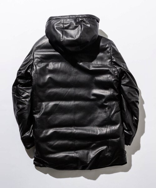 Leon掲載 レザーダウンコート メンズファッション 阪急百貨店公式通販 阪急 Men S Online Store