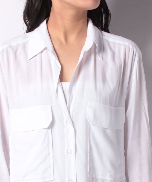 BENETTON (women)(ベネトン（レディース）)/アウトポケットオーバーサイズシャツ・ブラウス/img15
