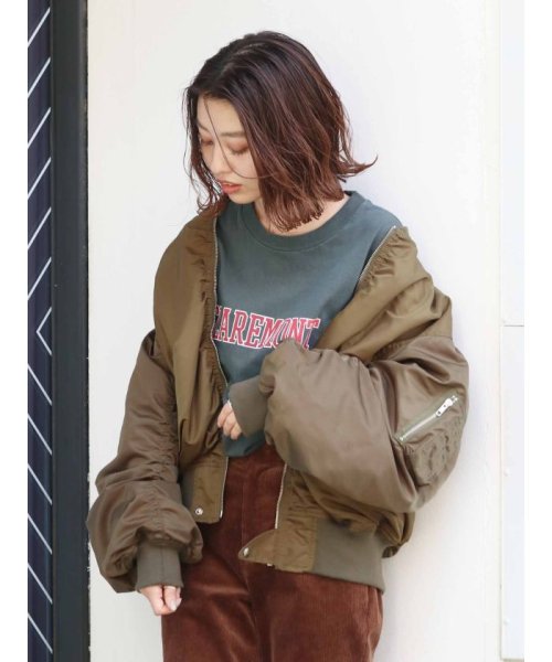 セール バイカラーボリュームデザインma 1 502726897 アン