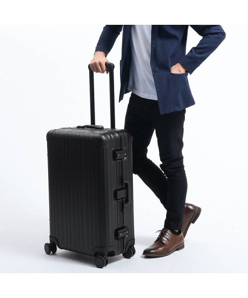 RICARDO スーツケース リカルド キャリーケース Aileron 24－inch Spinner Suitcase 58L AIL－24－4VP メッシュジップポケット Silver Matte ×1