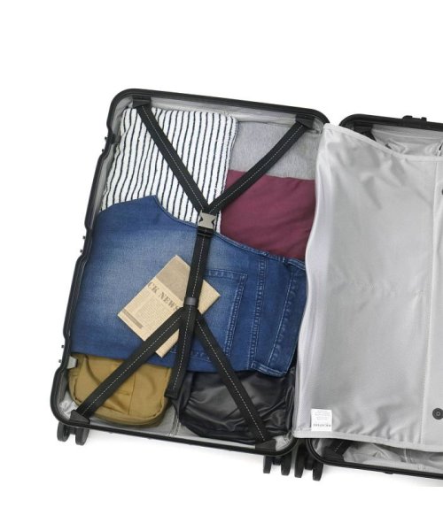 RICARDO スーツケース リカルド キャリーケース Aileron 24－inch Spinner Suitcase 58L AIL－24－4VP メッシュジップポケット Silver Matte ×1