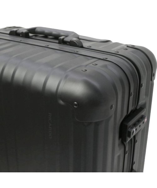 RICARDO スーツケース リカルド キャリーケース Aileron 24－inch Spinner Suitcase 58L AIL－24－4VP メッシュジップポケット Silver Matte ×1