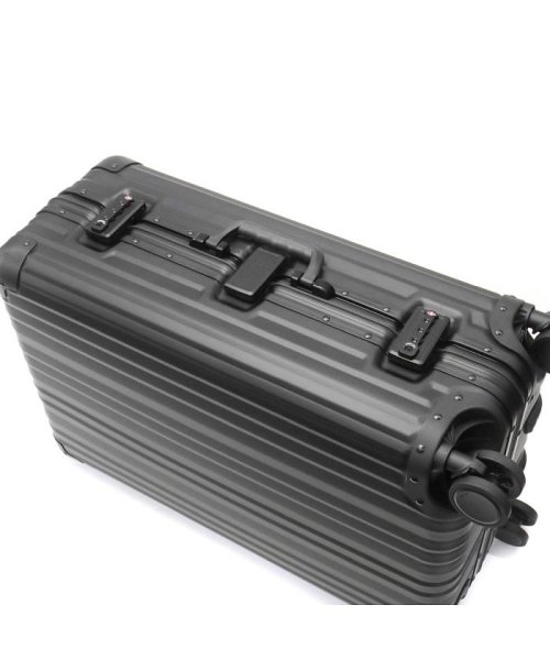 RICARDO スーツケース リカルド キャリーケース Aileron 24－inch Spinner Suitcase 58L AIL－24－4VP メッシュジップポケット Silver Matte ×1