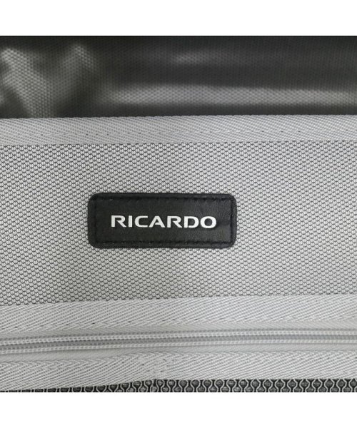 RICARDO スーツケース リカルド キャリーケース Aileron 24－inch Spinner Suitcase 58L AIL－24－4VP メッシュジップポケット Silver Matte ×1