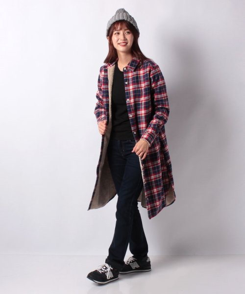 JEANS MATE(ジーンズメイト)/【OUTDOOR PRODUCTS】ボアチェックワンピー/img06