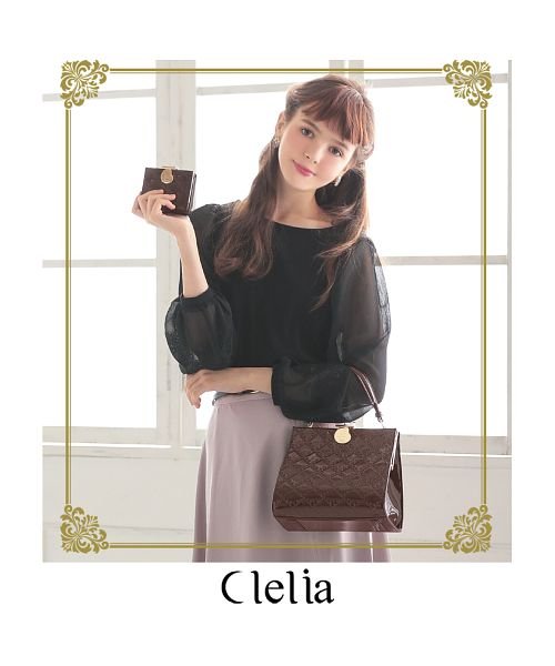 Clelia(クレリア)/ハンドバッグ レディース 小さめ 2way ショルダーバッグ エナメル おしゃれ かわいい Clelia クレリア Luce ルーチェ CL－26722 C8/img04