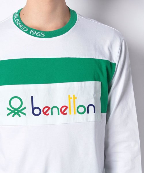 BENETTON (mens)(ベネトン（メンズ）)/レインボーカラーロゴ長袖Tシャツ・カットソー/img09