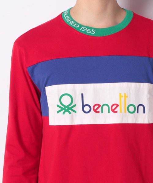 BENETTON (mens)(ベネトン（メンズ）)/レインボーカラーロゴ長袖Tシャツ・カットソー/img19