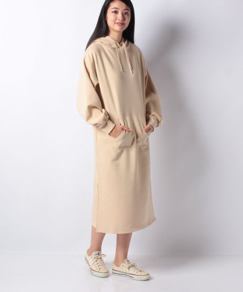 セール 裏毛ロングパーカーワンピース 502705413 イング Ingni