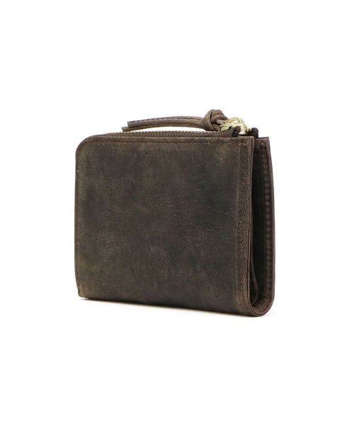 スロウ SLOW 二つ折り財布 kudu クーズー L zip short wallet 本革 333S82I クーズー