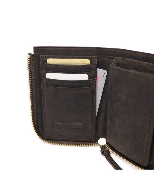 スロウ SLOW 二つ折り財布 kudu クーズー L zip short wallet 本革 333S82I クーズー