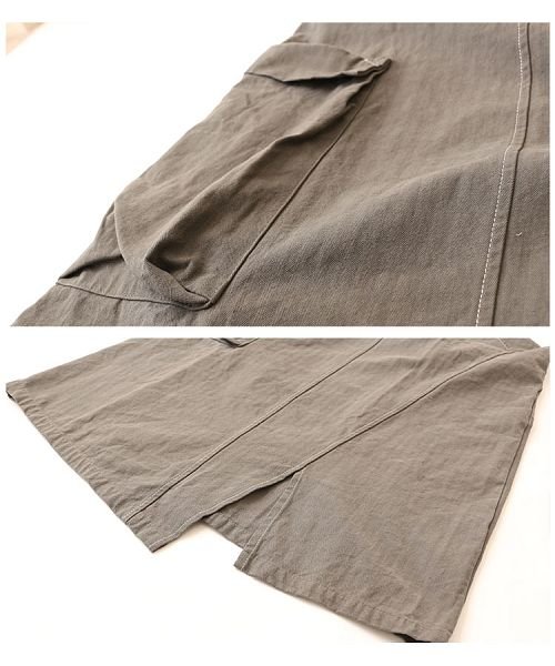 Sawa a la mode(サワアラモード)/大きなポケット付きサロペットスカート/img16