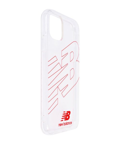 new balance(ニューバランス)/iphone11 ケース ニューバランス New Balance TPUクリアケース フライングロゴ レッド iPhone11 iPhoneXR/img01