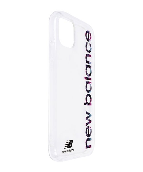 new balance(ニューバランス)/iphone11 ケース ニューバランス New Balance TPUクリアケース 縦ロゴ フラワー柄 iPhone11 iPhoneXR/img01