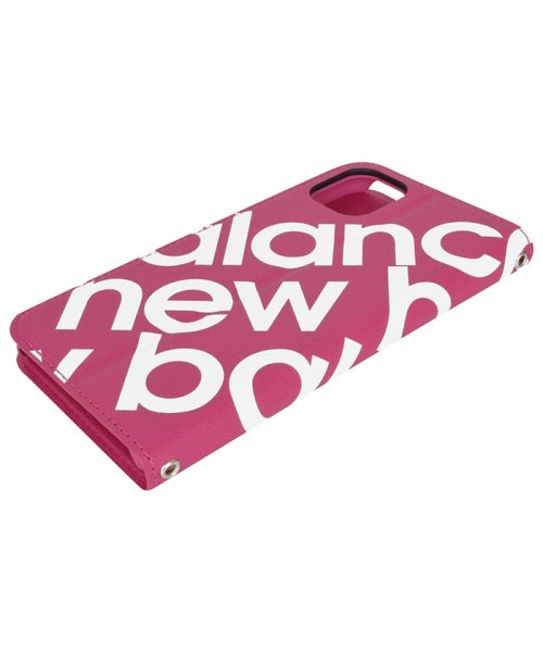 new balance(ニューバランス)/iphone11 ケース ニューバランス New Balance スリム 手帳ケース スタンプロゴ ピンク iPhone11 iPhoneXR/img05