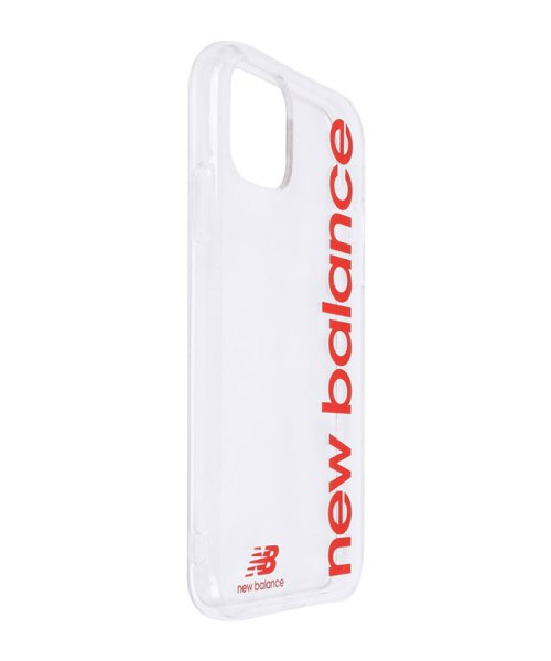 new balance(ニューバランス)/iPhone11 Pro ケース ニューバランス New Balance TPU クリアケース 縦ロゴ レッド iphone11pro ケース/img01