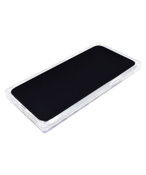 new balance(ニューバランス)/iPhone11 Pro ケース ニューバランス New Balance スクエア TPUクリアケース ロゴボーダー ブラック iphone11pro ケース/img03