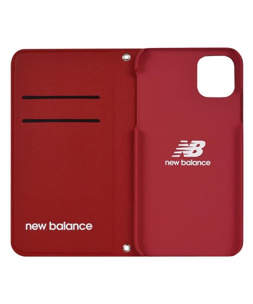 new balance(ニューバランス)/iphoneケース ニューバランス New Balance スリム 手帳型ケース スタンプロゴ レッド iPhone11Pro iphone11pro/img05