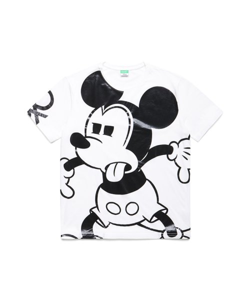 BENETTON (mens)(ベネトン（メンズ）)/【Disney（ディズニー）コラボ】ミッキーマウスループロゴTシャツ・カットソー/img05