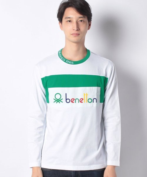 BENETTON (mens)(ベネトン（メンズ）)/レインボーカラーロゴ長袖Tシャツ・カットソー/img06