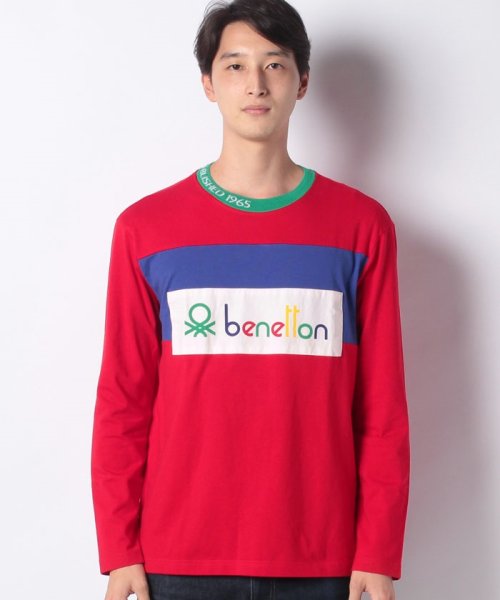 BENETTON (mens)(ベネトン（メンズ）)/レインボーカラーロゴ長袖Tシャツ・カットソー/img16