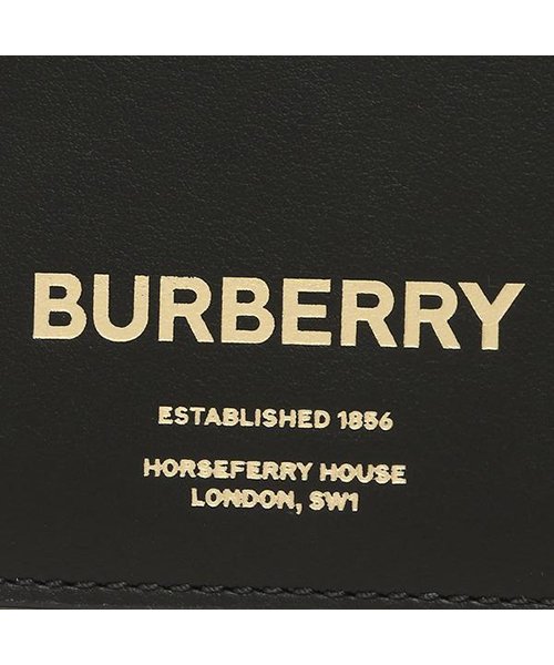 BURBERRY(バーバリー)/バーバリー 財布 BURBERRY 8014701 A1189 CCBILL COIN シーシービル メンズ 二つ折り財布 無地 BLACK 黒/img05