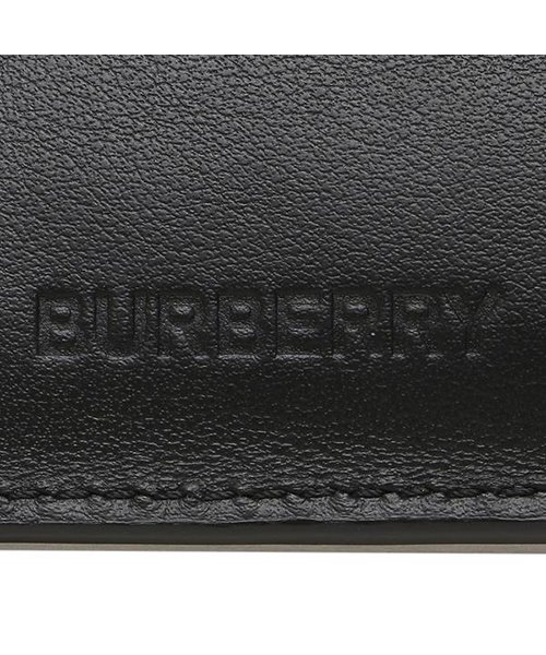 BURBERRY(バーバリー)/バーバリー 財布 BURBERRY 8014701 A1189 CCBILL COIN シーシービル メンズ 二つ折り財布 無地 BLACK 黒/img07