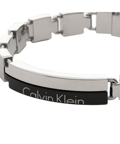 カルバンクライン ブレスレット アクセサリー Calvin Klein Kj5rbb Boost メンズ バングル シルバー ブラック カルバンクライン Calvin Klein Magaseek