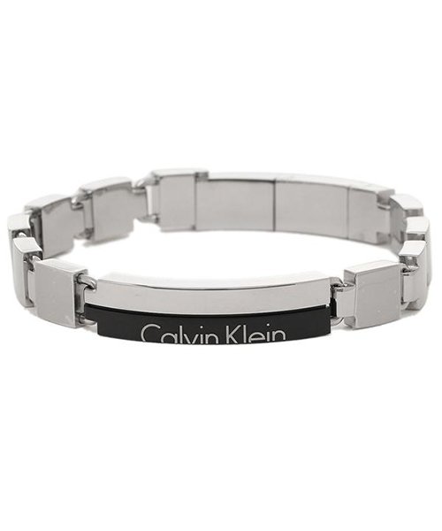 カルバンクライン ブレスレット アクセサリー Calvin Klein Kj5rbb Boost メンズ バングル シルバー ブラック カルバンクライン Calvin Klein Magaseek