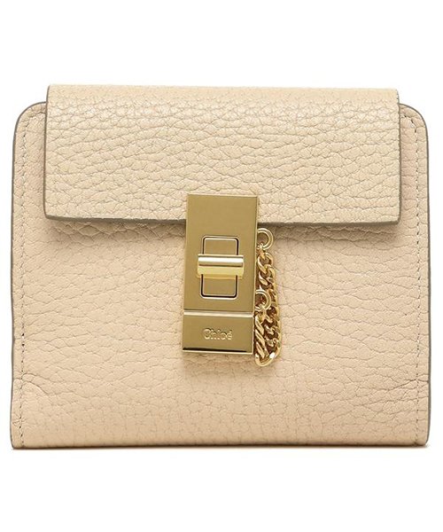 クロエ 財布 Chloe 944 27k Drew ドリュー レディース 二つ折り財布 無地 Abstract White 白 クロエ Chloe Magaseek
