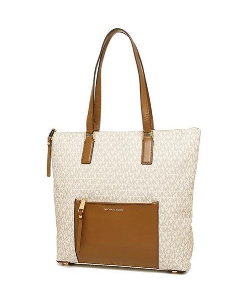 MICHAEL KORS(マイケルコース)/マイケルコース バッグ アウトレット MICHAEL KORS 30T7GA3T3B VANILLA LARGE LOGO TOTE ARIANA レディース /img02