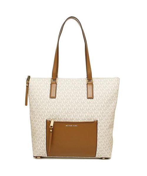 MICHAEL KORS(マイケルコース)/マイケルコース バッグ アウトレット MICHAEL KORS 30T7GA3T3B VANILLA LARGE LOGO TOTE ARIANA レディース /img04