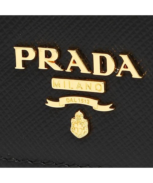 PRADA(プラダ)/プラダ 財布 PRADA 1MV204 QWA F0002 レディース 二つ折り財布 無地 NERO 黒/img05