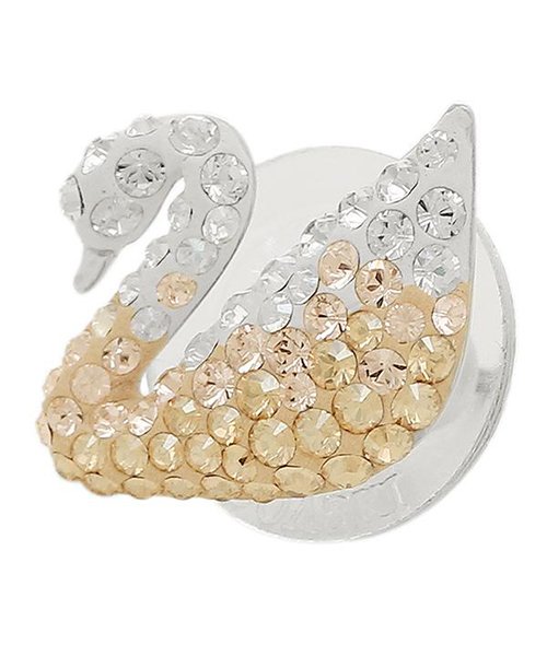 swarovski(スワロフスキー)/スワロフスキー ピアス レディース SWAROVSKI 5215037 ICONIC SWAN PIERCED EARRINGS PEARL LARGE シルバ/img05