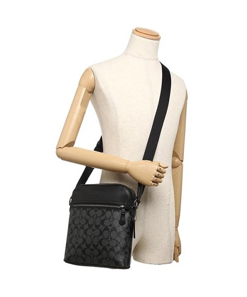 コーチ バッグ アウトレット Coach F Qbmi5 ヒューストン フライト バッグ シグネチャーキャンバス メンズ ショルダーバッグ コーチ Coach Magaseek