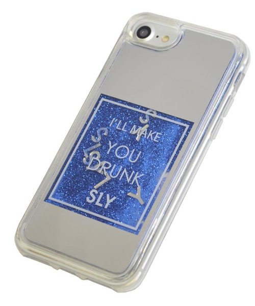 SLY(スライ)/iphoneケース iPhoneSE(第2世代) スライ SLY ウォーターミラー(香水) BLUE iPhone8/7/img01
