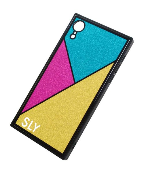 SLY(スライ)/iphoneケース スマホケース スライ SLY ラメガラス GOLD iPhoneXR iphonexr 背面ケース/img01