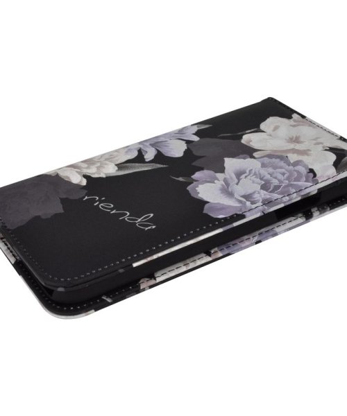 rienda(リエンダ)/iphoneケース リエンダ rienda 全面Layer Flower ブラック 手帳ケース iPhoneXR iphonexr/img02