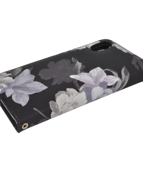 rienda(リエンダ)/iphoneケース リエンダ rienda 全面Layer Flower ブラック 手帳ケース iPhoneXR iphonexr/img03