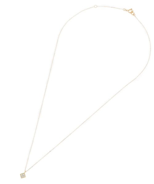 COCOSHNIK (ココシュニック)/K18ダイヤモンド ミステリーセッティング ひし形ネックレス/img02