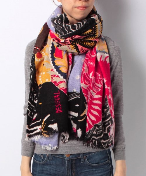 Desigual(デシグアル)/ACCESSORIES FLAT KNIT LONG SCARF/img02