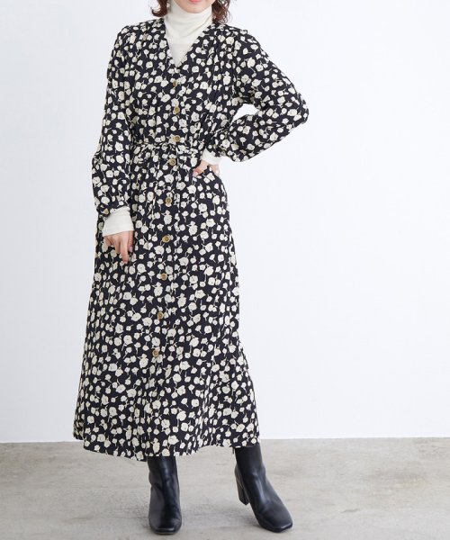 フラワーカシュクールワンピース アダム エ ロペ Adam Et Rope Magaseek