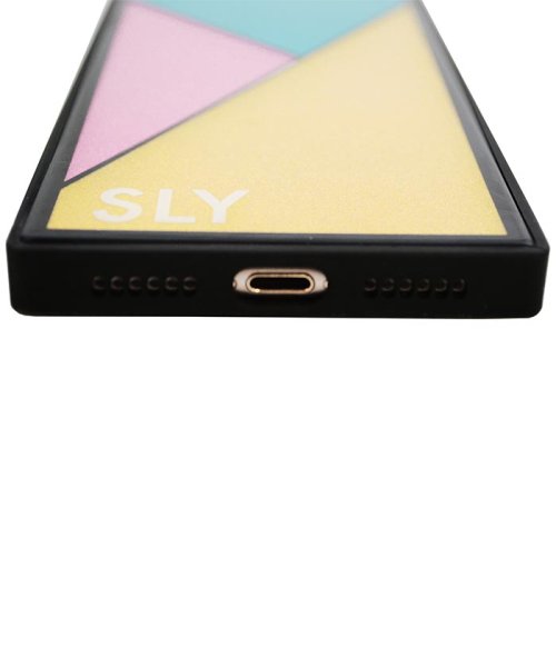 SLY(スライ)/iphone se3 ケース スライ SLY ラメ背面ガラスケース GOLD iphonese2 ケース iphone8/img03