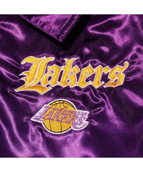 Mitchell＆Ness(Mitchell＆Ness)/ミッチェルアンドネス オールドイングリッシュ ブルゾン/ロサンゼルスレイカーズ/img03