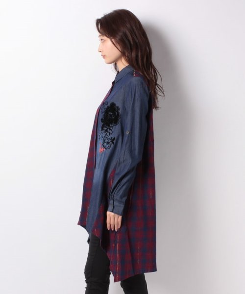 Desigual(デシグアル)/WOMAN DENIM SHIRT LONG SLEEVE/img01