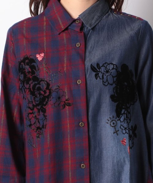 Desigual(デシグアル)/WOMAN DENIM SHIRT LONG SLEEVE/img03