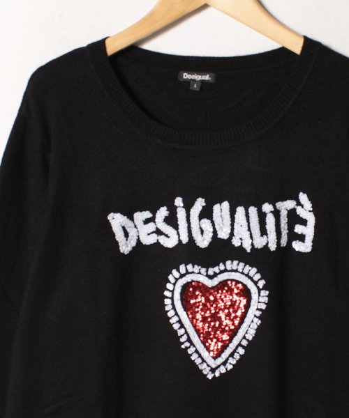 Desigual(デシグアル)/WOMAN FLAT KNIT THIN GAUGE PULLOVER/img02