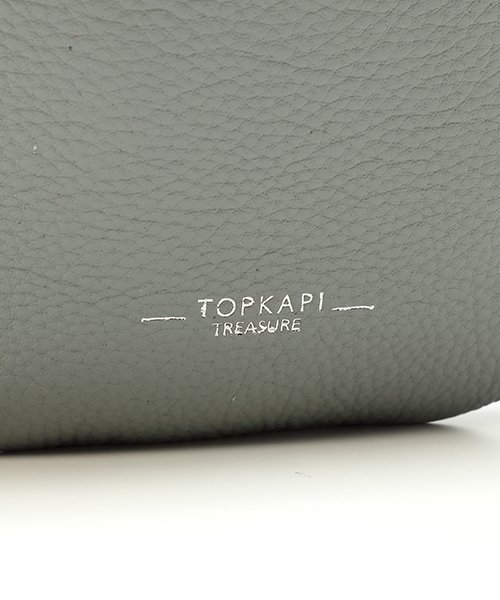 TOPKAPI(トプカピ)/ソフトシュリンクレザー バイカラーファスナー・ウエストバッグ/img15
