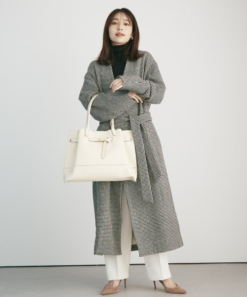 【TREASURE TOPKAPI】トレジャー トプカピ シュリンクレザー ベルトデザイン レディース A4 トートバッグ 