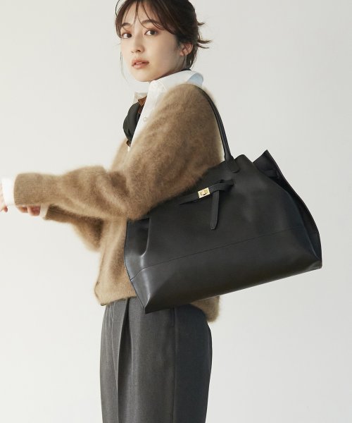 【TREASURE TOPKAPI】トレジャー トプカピ シュリンクレザー ベルトデザイン レディース A4 トートバッグ 